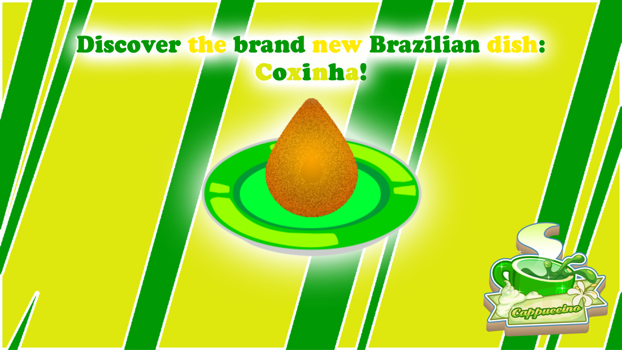 The Coxinha dish arrives in Cappuccino!