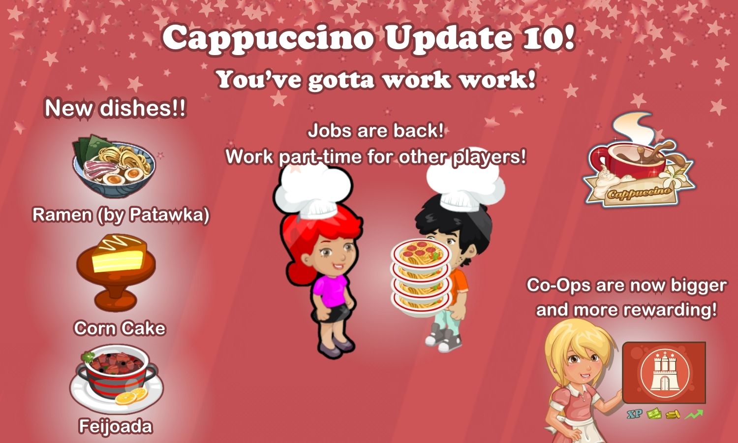 Cappuccino Update 10: You've gotta work work!