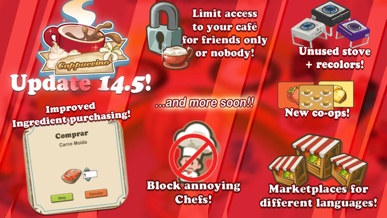 Giving users more control of their café! - Cappuccino Update 14.5